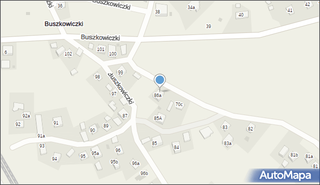 Buszkowiczki, Buszkowiczki, 99a, mapa Buszkowiczki