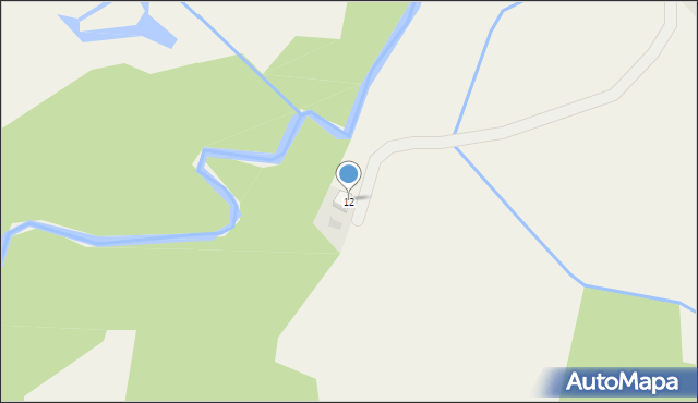 Buszyno, Buszyno, 12, mapa Buszyno