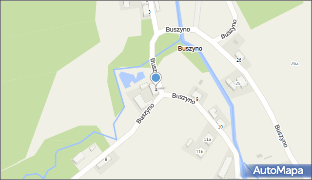 Buszyno, Buszyno, 4, mapa Buszyno