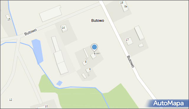 Butowo, Butowo, 7, mapa Butowo