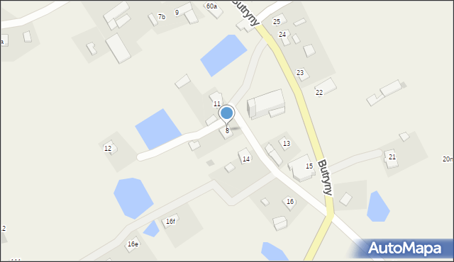 Butryny, Butryny, 8, mapa Butryny