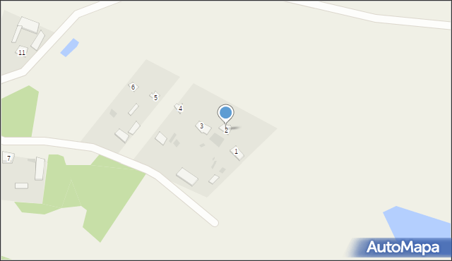 Bużyska, Bużyska, 2, mapa Bużyska