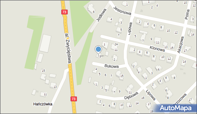Chmielnik, Bukowa, 3, mapa Chmielnik