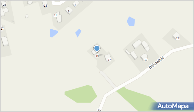 Chmielno, Bukowinki, 15, mapa Chmielno