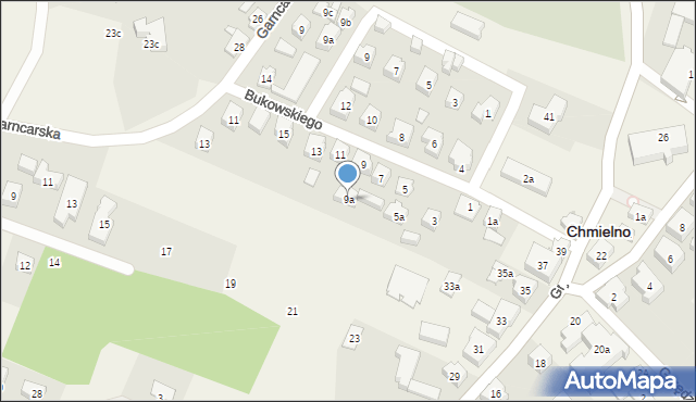 Chmielno, Bukowskiego Piotra, 9a, mapa Chmielno