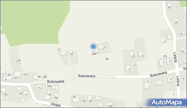 Chorowice, Bukowska, 10A, mapa Chorowice