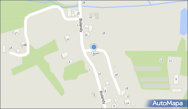 Czchów, Bulandy Stanisława, ks., 20, mapa Czchów