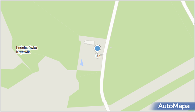 Częstochowa, Bugajska, 112, mapa Częstochowy