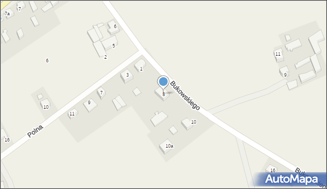 Czyczkowy, Bukowskiego Bernarda, 8, mapa Czyczkowy