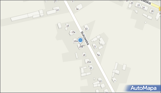 Dobieżyn, Bukowska, 16B, mapa Dobieżyn