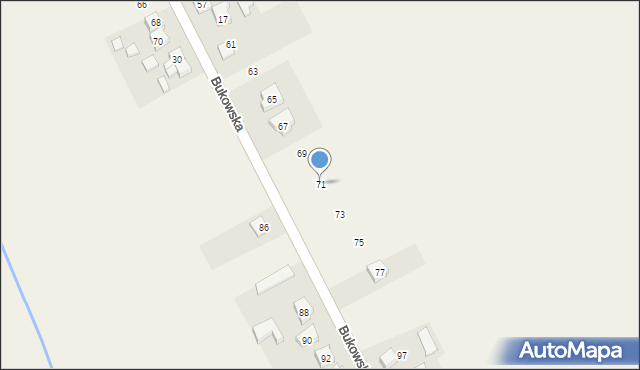 Dobieżyn, Bukowska, 71, mapa Dobieżyn