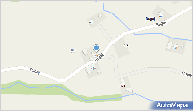 Dzianisz, Bugaj, 11, mapa Dzianisz