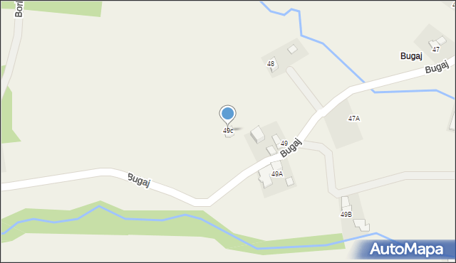 Dzianisz, Bugaj, 7, mapa Dzianisz