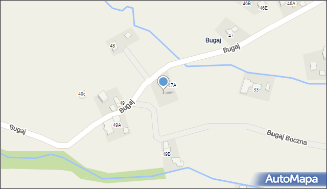 Dzianisz, Bugaj, 8, mapa Dzianisz