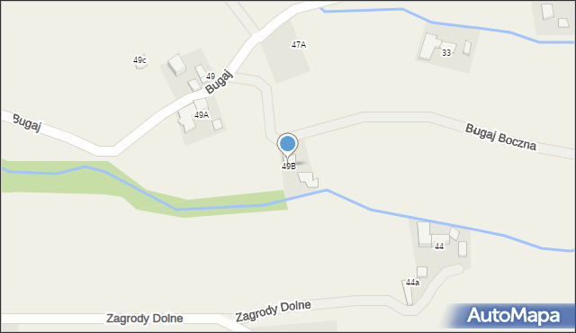 Dzianisz, Bugaj Boczna, 4, mapa Dzianisz