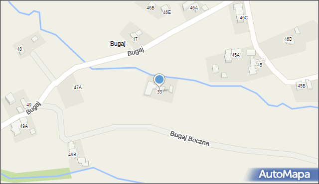 Dzianisz, Bugaj Boczna, 9, mapa Dzianisz