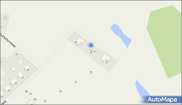 Frank, Bursztynowa, 21, mapa Frank