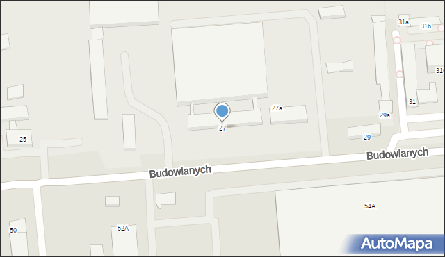 Gdańsk, Budowlanych, 27, mapa Gdańska