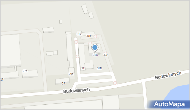 Gdańsk, Budowlanych, 31C, mapa Gdańska