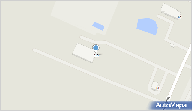 Gdańsk, Budowlanych, 61B, mapa Gdańska