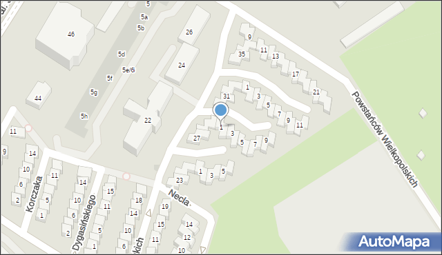 Gdańsk, Budziszów, 1, mapa Gdańska