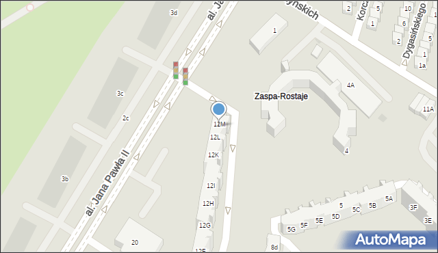 Gdańsk, Burzyńskiego Zbigniewa, 12M, mapa Gdańska