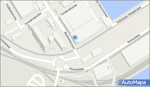 Gdynia, Budowniczych, 2, mapa Gdyni