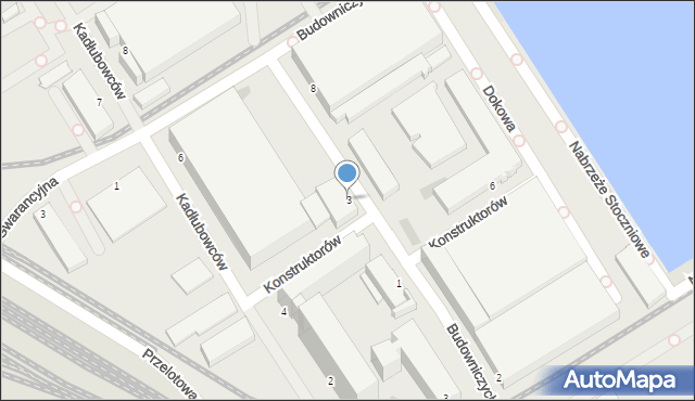 Gdynia, Budowniczych, 3, mapa Gdyni