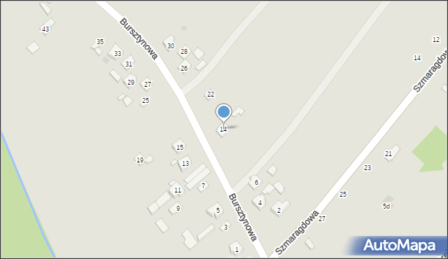 Głogów Małopolski, Bursztynowa, 14, mapa Głogów Małopolski