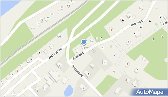 Gołubie, Bukowa, 3, mapa Gołubie