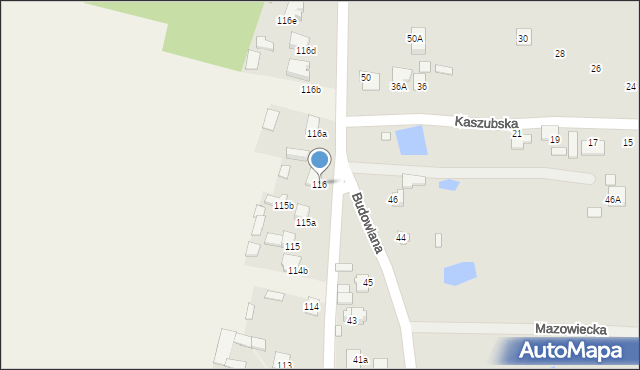 Horodyszcze, Budowlana, 47, mapa Horodyszcze