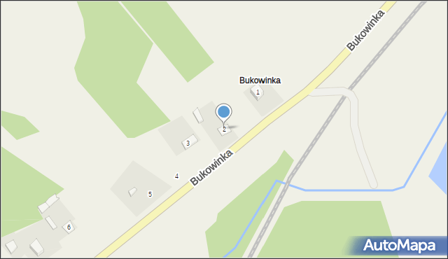 Hrebenne, Bukowinka, 2, mapa Hrebenne