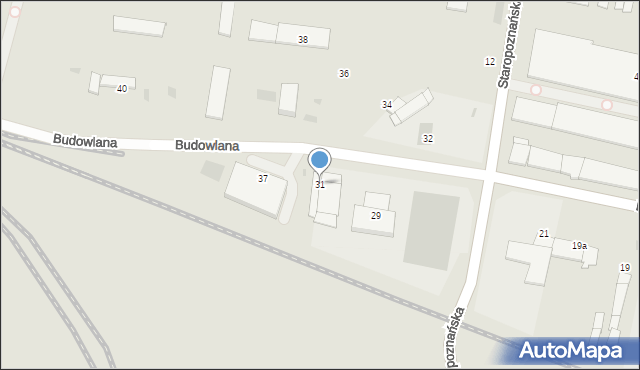 Inowrocław, Budowlana, 31, mapa Inowrocławia