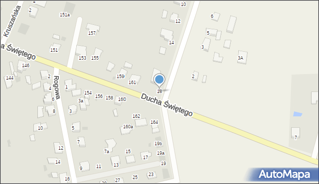 Inowrocław, Bursztynowa, 18, mapa Inowrocławia