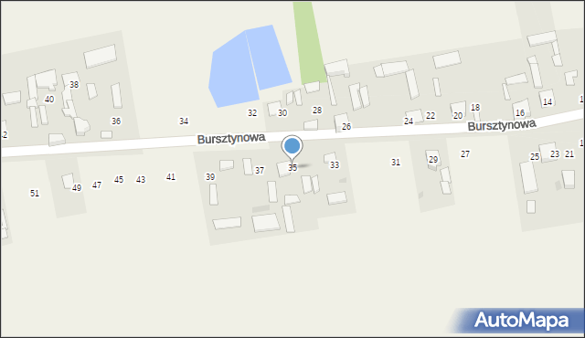 Izdebno Kościelne, Bursztynowa, 35, mapa Izdebno Kościelne