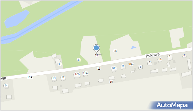 Jastkowice, Bukowa, 34, mapa Jastkowice