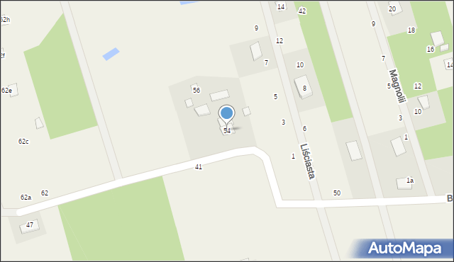 Jedlicze B, Bukowa, 54, mapa Jedlicze B