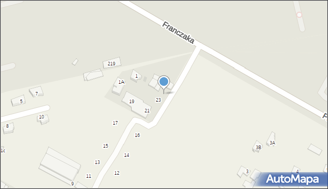 Kalinówka, Bukowa, 25, mapa Kalinówka