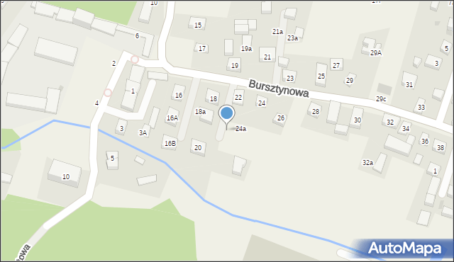 Kamień, Bursztynowa, 24b, mapa Kamień