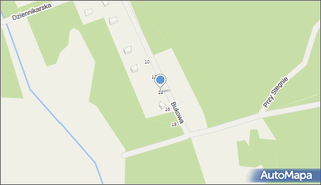 Kamieńczyk, Bukowa, 14, mapa Kamieńczyk