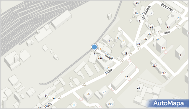 Katowice, Bugli Edwarda, 6, mapa Katowic