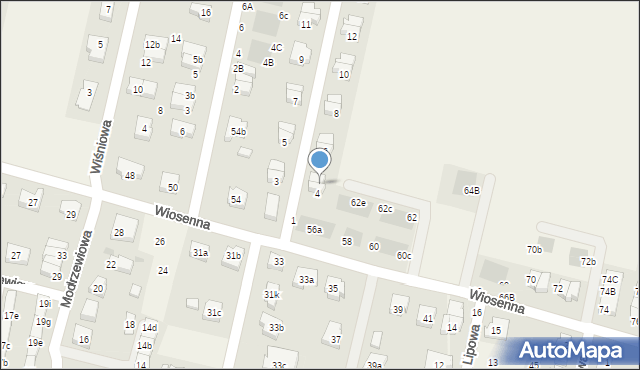 Kiełczów, Bukowa, 4a, mapa Kiełczów