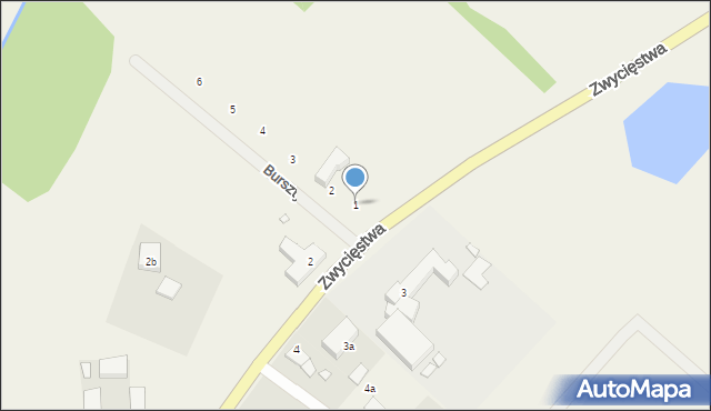 Kołczewo, Bursztynowa, 1, mapa Kołczewo