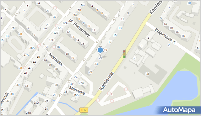 Kołobrzeg, Budowlana, 21, mapa Kołobrzegu