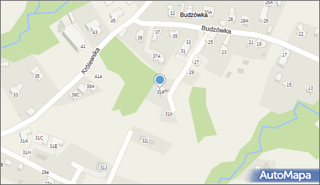 Kościelisko, Budzówka, 31A, mapa Kościelisko