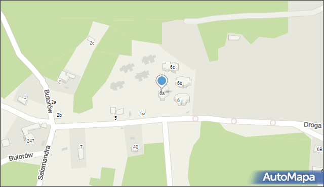 Kościelisko, Butorów, 6a, mapa Kościelisko