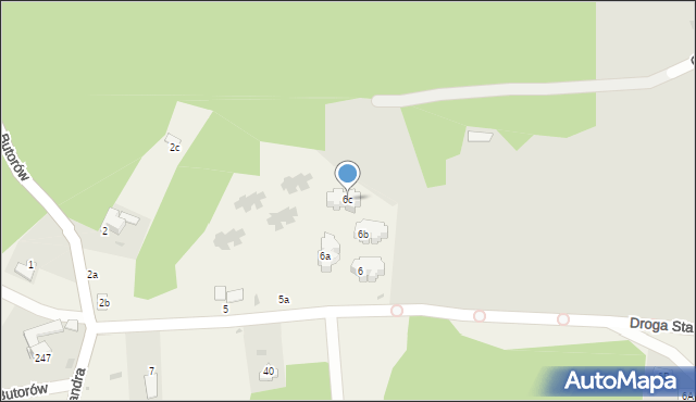 Kościelisko, Butorów, 6c, mapa Kościelisko