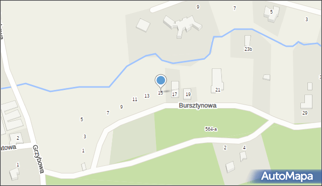 Kotuń, Bursztynowa, 15, mapa Kotuń