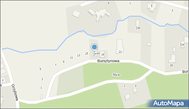 Kotuń, Bursztynowa, 17, mapa Kotuń