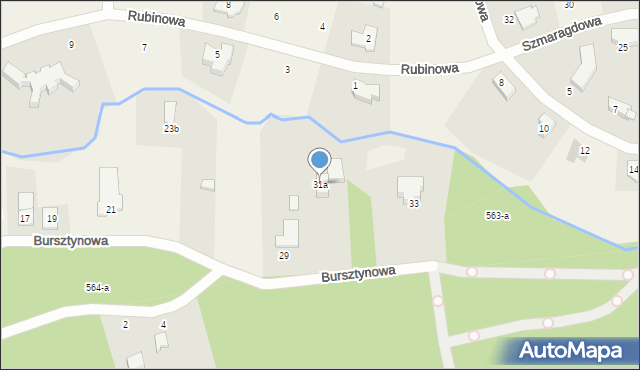 Kotuń, Bursztynowa, 31a, mapa Kotuń